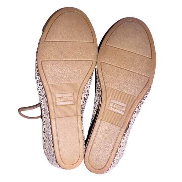 Mint 🔥 TOMS CHEETAH wedge ankle boots booties women’s size 6 - Picture 10 of 12